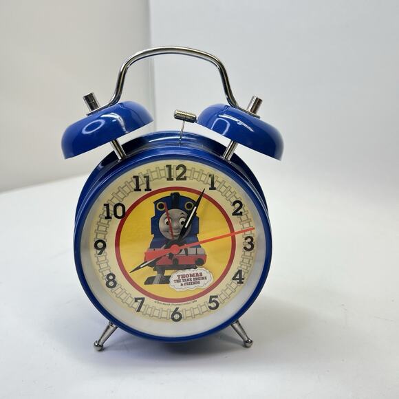 VTG Thomas Tank Engine Friends 1999 Britt Allcroft Metal Twin Bell Alarm clock - Picture 10 of 10
